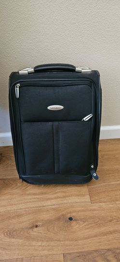 17 in.  Carry on, under seat Samsonite luggage