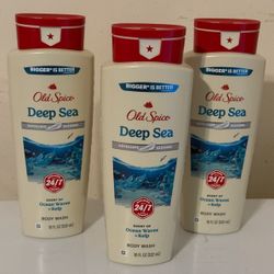 Old Spice Deep Sea Body Wash Bundle 