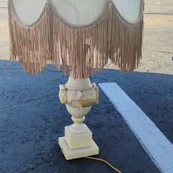 Heavy Ivory Elephant Antique Lamp