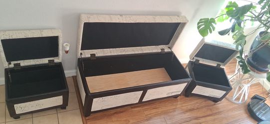 Upholstered Bench with Storage.