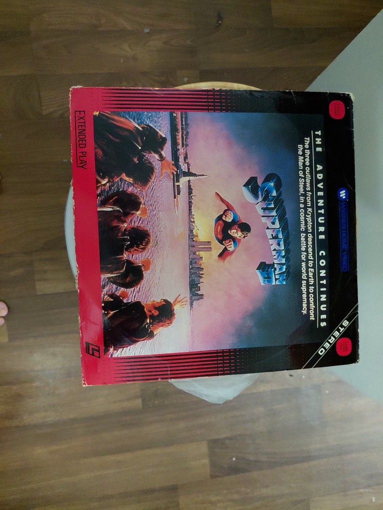 Superman 2 Extended Play Laserdisc