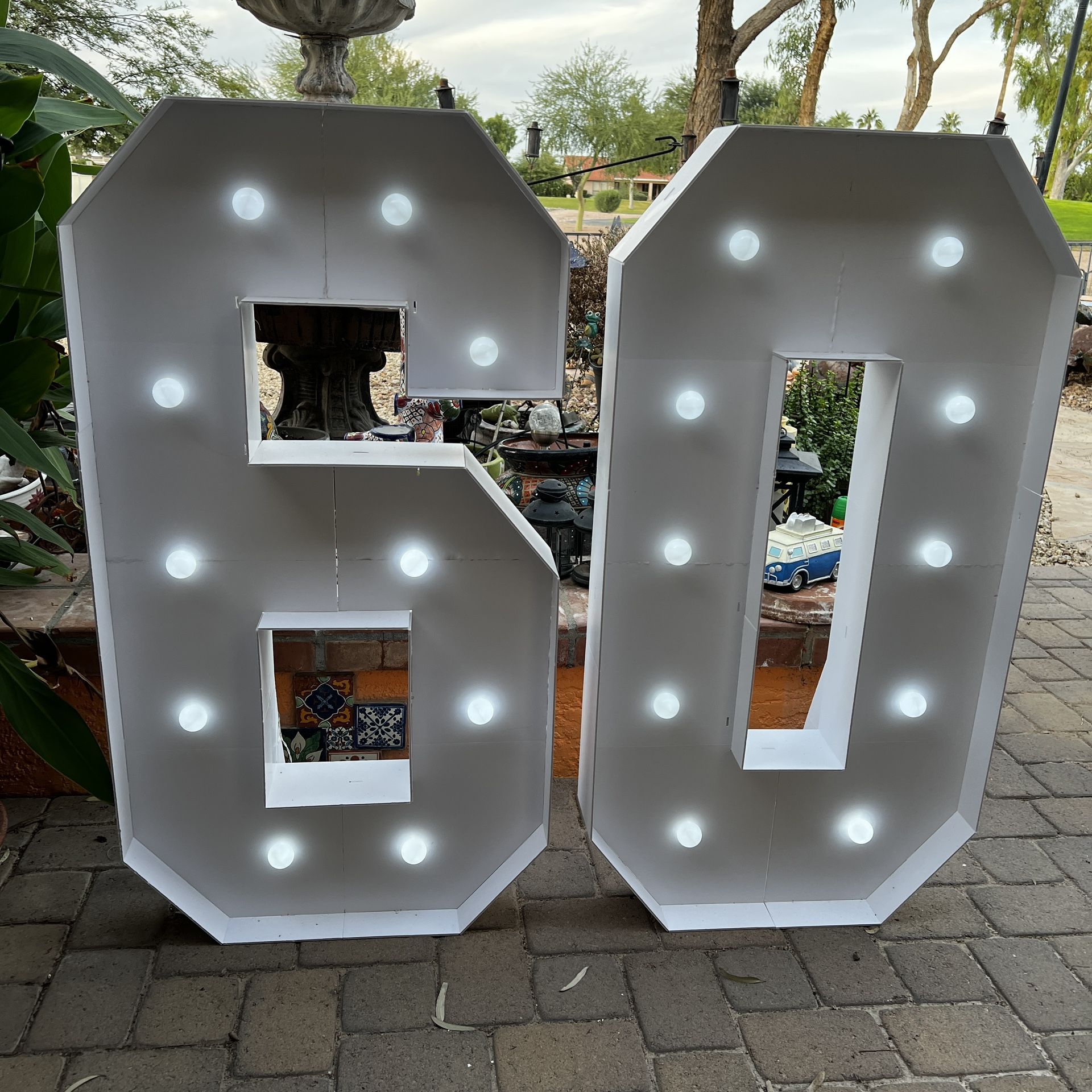 4ft “60” Marquee Number
