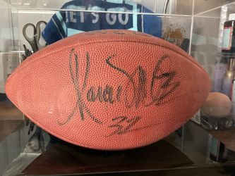 Oakland/Las Vegas Raiders Marcus Allen Autographed Wilson Football