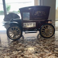 RARE! 1974 Jewel Tea Co. Delivery Wagon / Truck - 75th Anniversary - Jim Beam Decanter