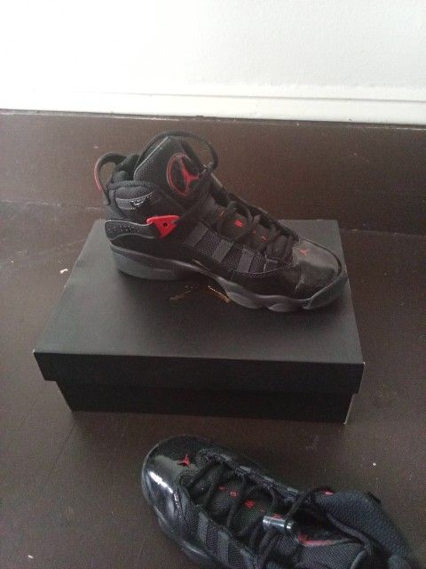 Air Jordans 6 Rings(Red & Black)
