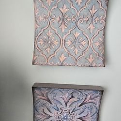 Matching Set Of Four Prints 17"x17" Each