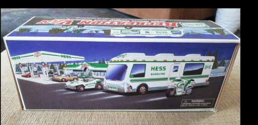 Hess Toy Truck - 1998 Recreation Van with Dune Buggy & Motorcycle