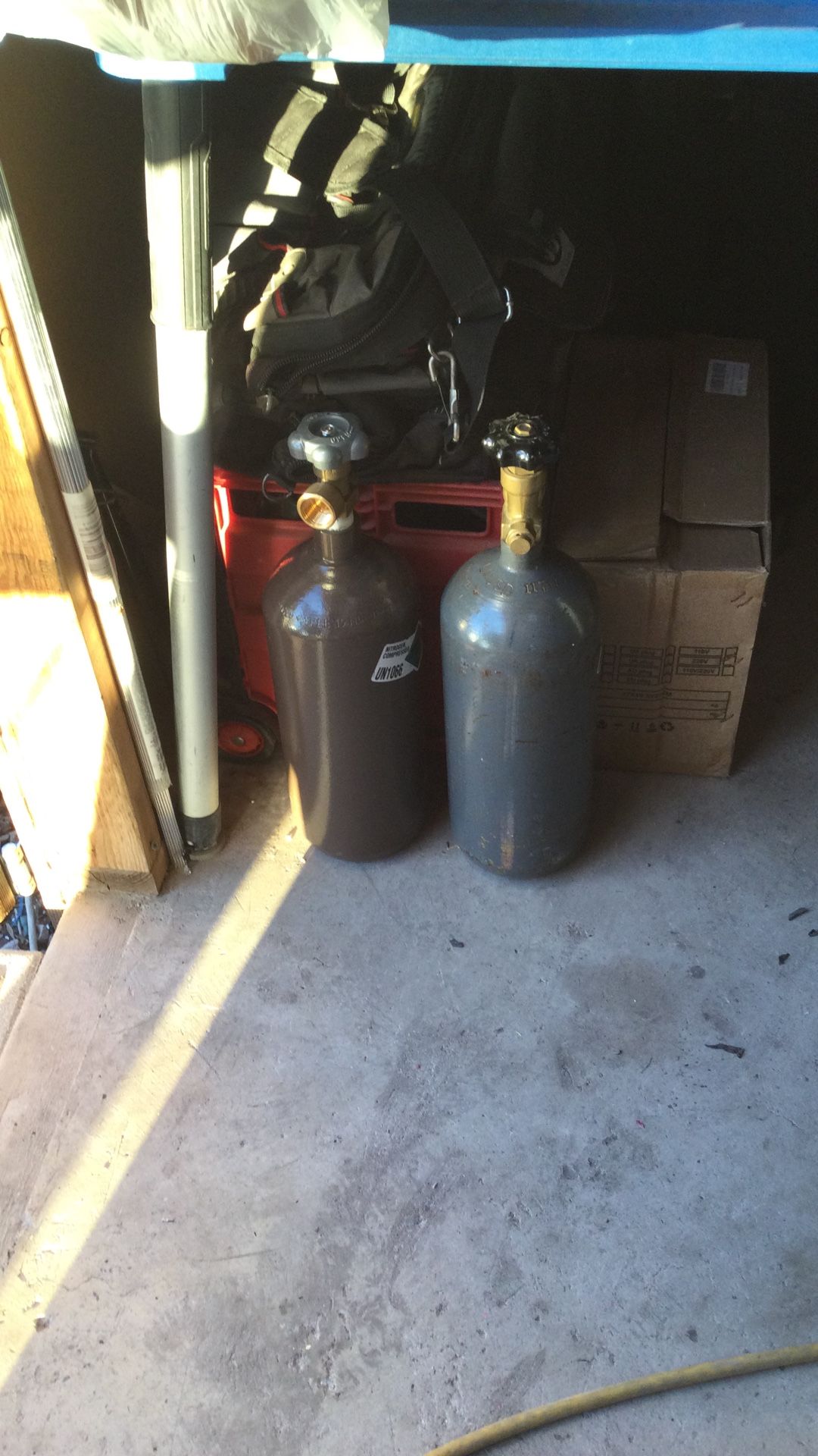 Argon /Co2 Tanks High Pressure Cylinders 25cf