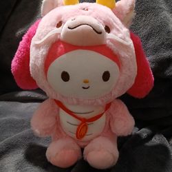 Sanrio My Melody New Years Dragon Series dressed in a Dragon Costume Plush