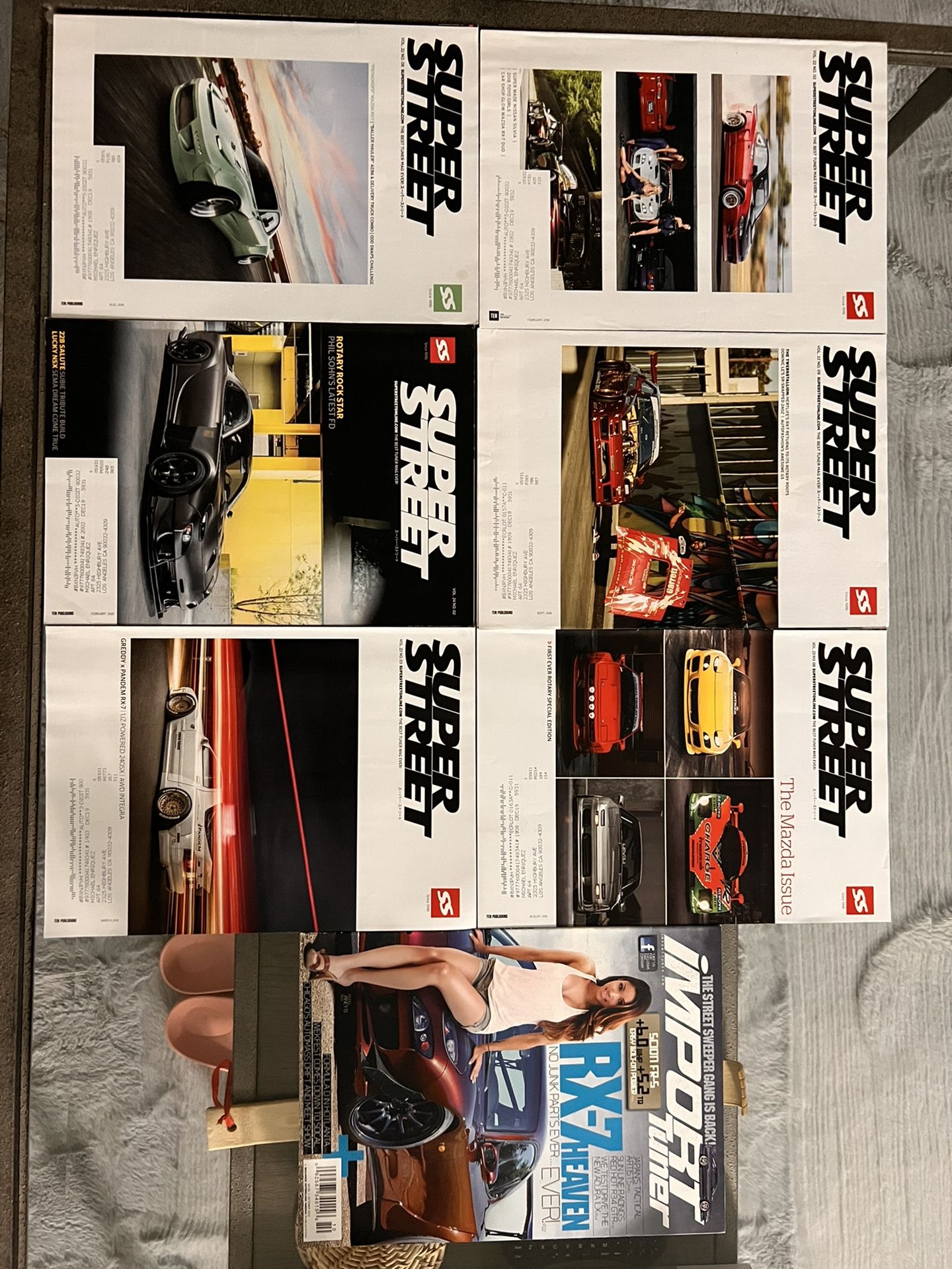 Mazda Rx7 Magazines Import Tuner Super Street