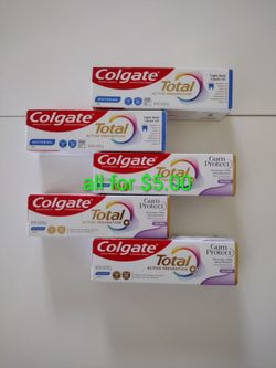 Colgate Total Active Prevention Gum Protect Whitening Toothpaste, Fresh Mint Paste, 3.3oz