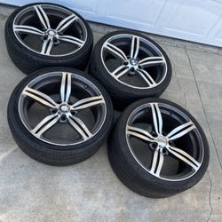 4 X 275/30r19 245/35r19 5x120 5x4.72 Stock Bmw M5 M6 M4 Staggered Wheels Rims 