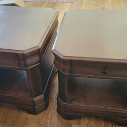 Wooden End Tables Set of two