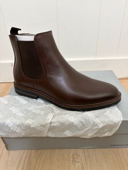 Kenneth Cole Brown Leather Chelsea Boot