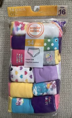Girls 14-Pack Of Panties size 16 
