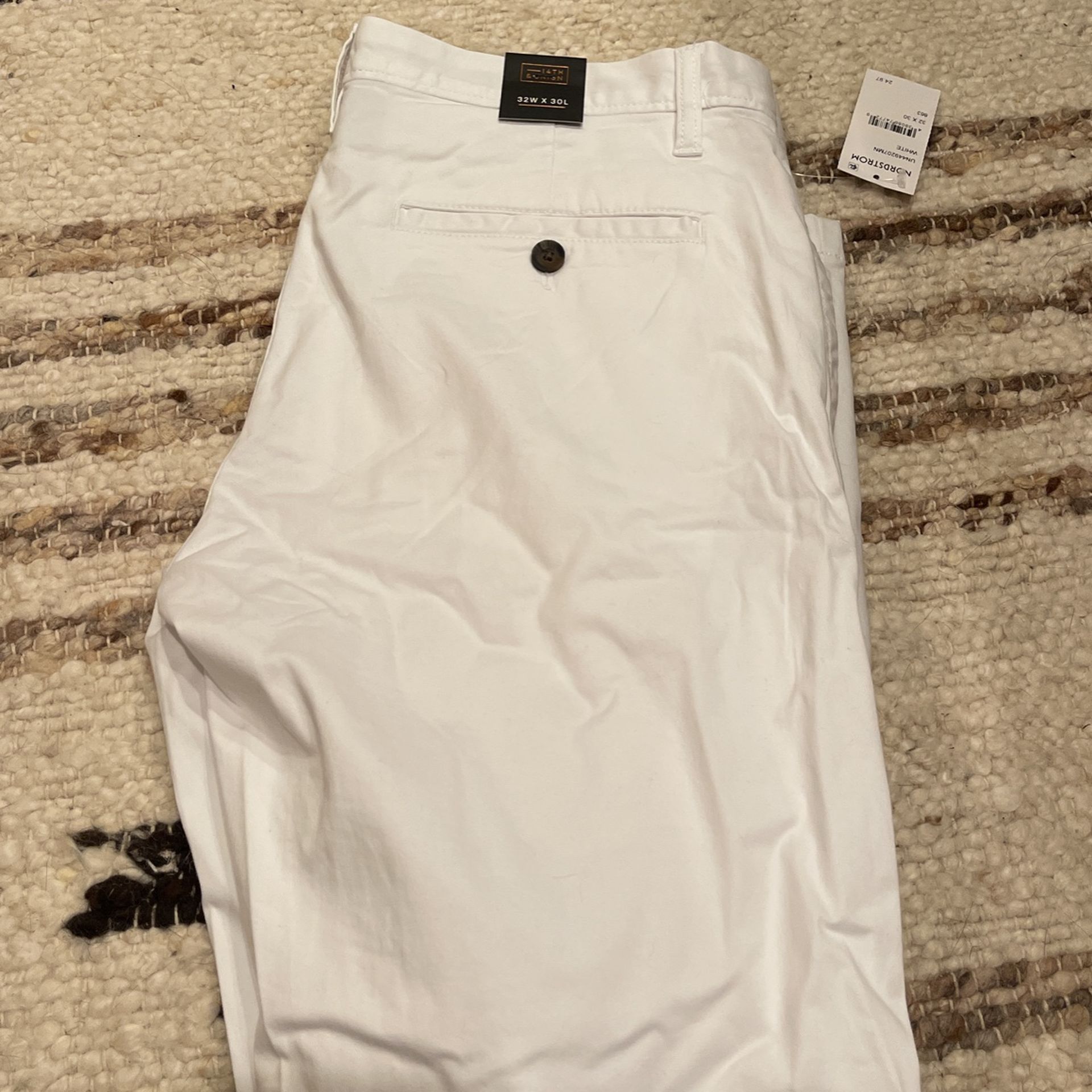 New With Tags — Men’s White Pants (32x30) - 14th & Union Brand