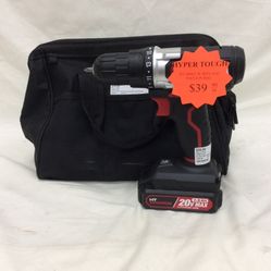 Hyper Tough 20v Drill 164 91 80