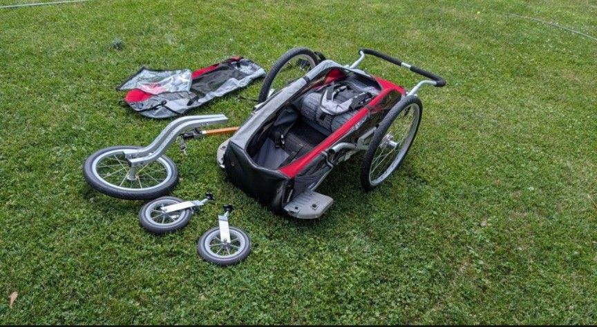 Thule Chariot Double Bike Trailer, Running Buggy, Stroller