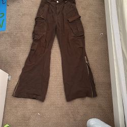 Brown Cider Baggy Pants 