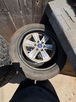 Ford rims with tires