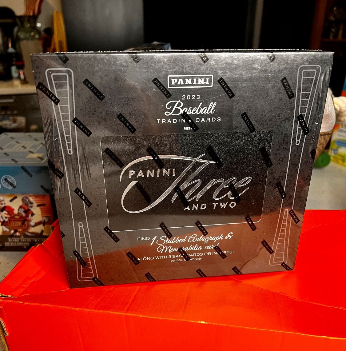 NEW SEALED 2023 PANINI THREE AND TWO BASEBALL HOBBY BOX - retails $400