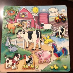8 children’s puzzles (7 wood)