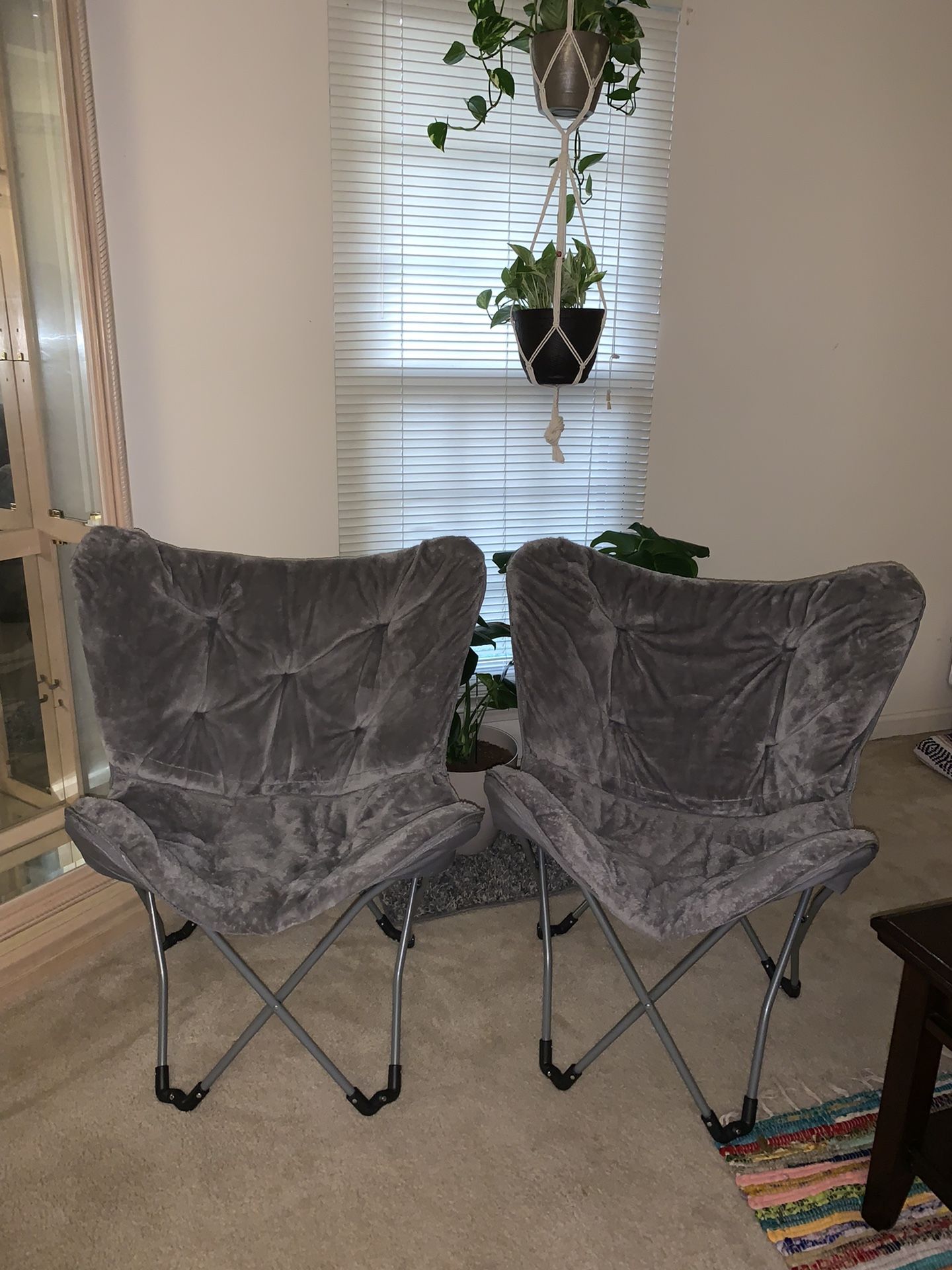 Butterfly Chairs $20 for 2 Chairs