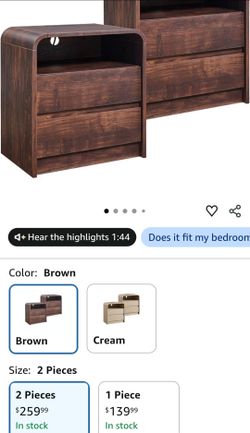 Two new in box never opened end tables