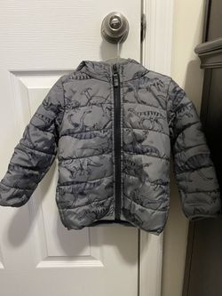 Carter’s Boys 2 Toddler Dinosaur Packable Puffer Jacket 