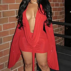 Red Halter Neck dress