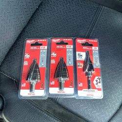 Milwaukee Metal Step Drill Bits