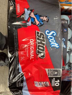 Scott Shop Rolls 10 Rolls per Case
