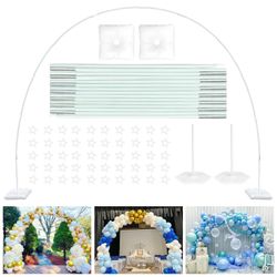 🎉 Party Decoration Bundle – Balloon Arch Stand + 53 PCS Rose Gold Balloons/birthday