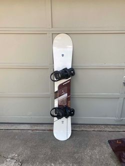 Snowboard with Bindings - Size 166cm