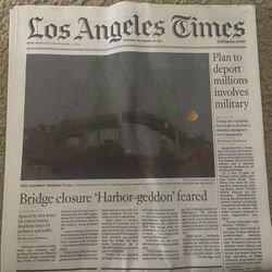 Los Angeles Time newspaper Nov. 19