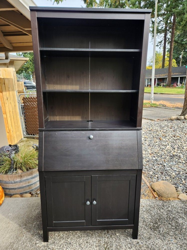 IKEA HEMNES Black/Brown Secretary DESK-Retired IKEA