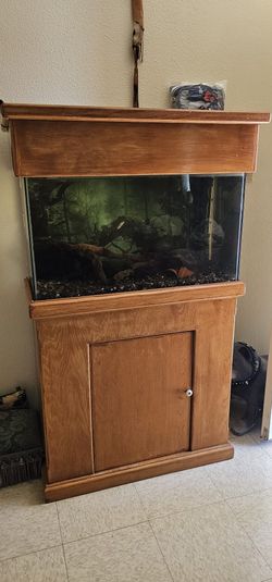 Fish Tank With Cabinet