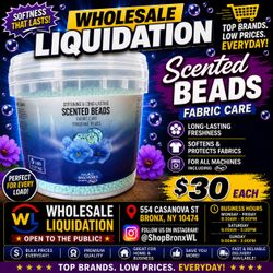 Scented Fabric Care Beads 5 lbs Tub