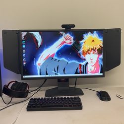 24.5” benQ 240 hz monitor 