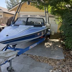 Boat For Sale 1991ski Sanger, has mercruiser 350 engine motor was rebuild in 2006  Impeller was done last year   Interior was replaced  Needs new batt