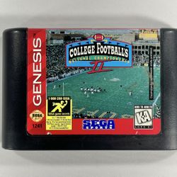 College Football's National Championship II Sega Genesis Authentic Tested