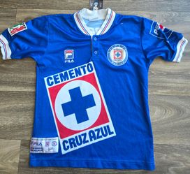 Fila Club Deportivo Cruz Azul 97/98 Home Futbol Soccer Jersey Youth Kids Size Large