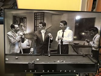 The Rat Pack Artwork-measurements In Photos $65