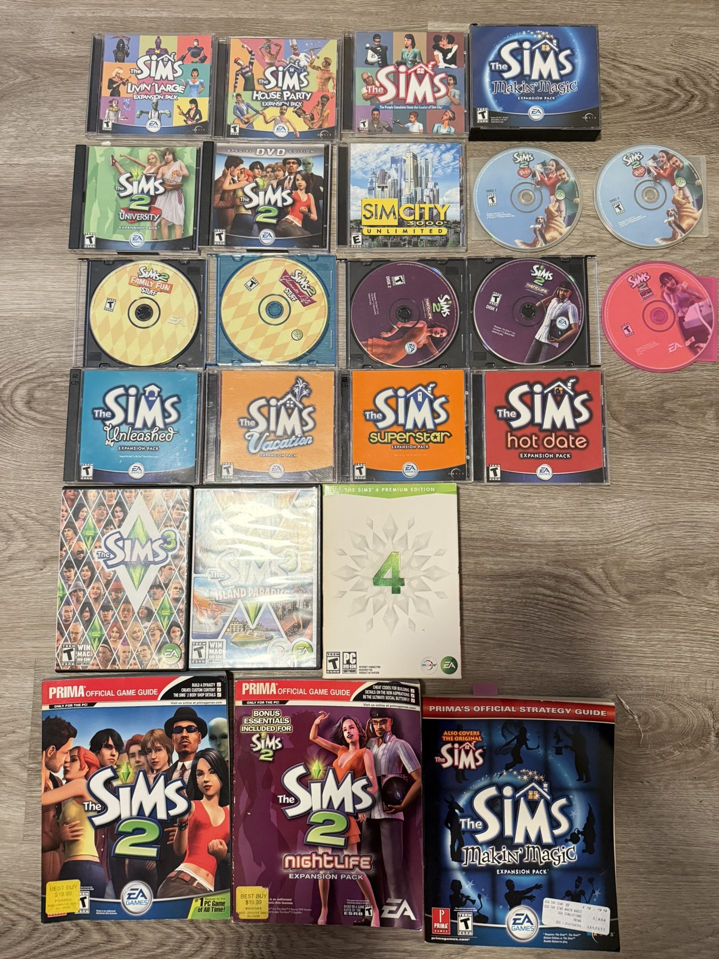 Lot of Sims Pc Games