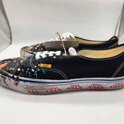 Size 13 -  VANS Authentic Reissue 44 Gallery Dept Art That Kills Black Shoes Sneakers DS