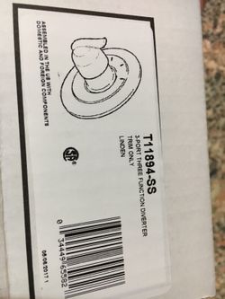 delta linden diverter trim brand new