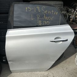2013-2018 Nissan Sentra Left Driver Rear Door