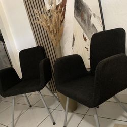 Dark Armchair Set Of 2 