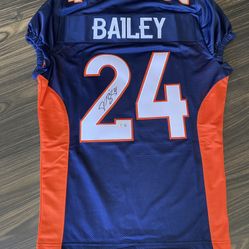 Champ Bailey Custom Signed Jersey
