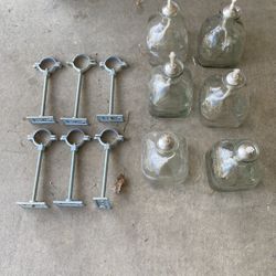 Citronella  Patron Bottle Candle With Wall Mounts / Mosquito Repellent . Farm House Decor